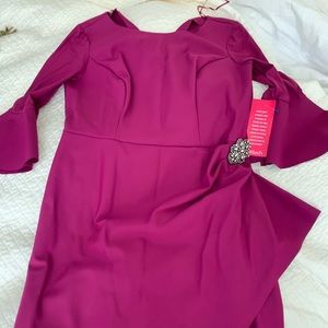 Gorgeous NWTags, plum ALEX Evenings dress.  Size 14, washable.  Flattering fit.